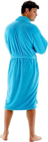 BC BARE COTTON Personalized Robe - Microfiber Plush Fleece Shawl Bathrobe in Kuwait