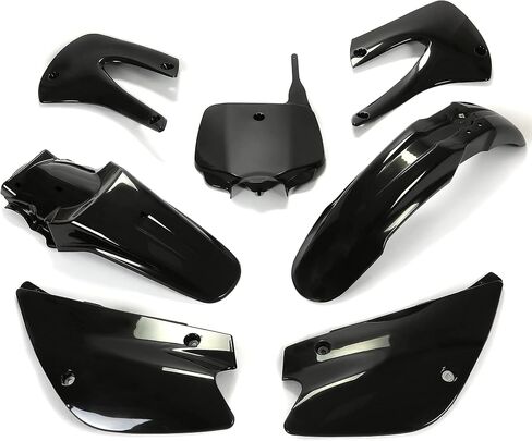 Plastic Kit Bodywork Compatible with 2001-2013 Kawasaki KX100 KX85 Plastic Black in Saudi Arabia