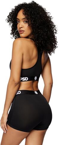 PSD Womens Moody Pop Boy Shorts Underwear for Women - Mixed Print Pack of Boyshort Underwear - 3 Pack Cotton Boyshort Underwear for Women, Women's Boy Shorts for Women Cotton in Kuwait