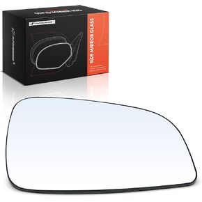 A-Premium Right Passenger Side Non-Heated Mirror Glass with Backing Plate - Compatible with Chevrolet Malibu 2008-2012 & Saturn Aura 2007-2009 - Exterior Side View Convex Mirror in Kuwait