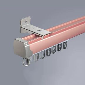 Ceiling Curtain Track,Pink-b-1.6m(2 * 80cm) in Kuwait