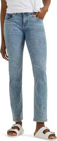 بنطلون جينز Lee Women's Ultra Lux Comfort مع Flex Motion Slim Straight Jean مع Ever Fit in Saudi Arabia