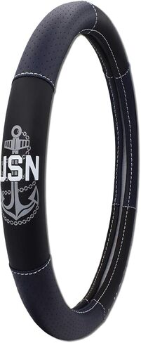 Navy Steering Wheel Cover - Medium in Saudi Arabia