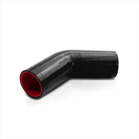1.75 Inch 45 Degree Elbow Silicone Hose Coupler for Turbo/Charger/Intercooler/Intake,Black in Saudi Arabia