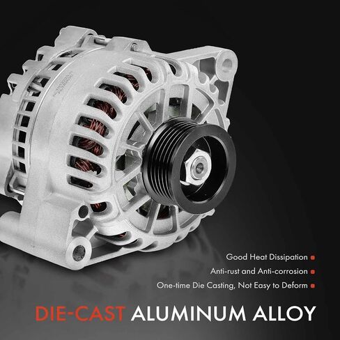 A-Premium Alternator Compatible with Ford Taurus & Mercury Sable 2000-2001 V6 3.0L, 12V 110A CW 6-Groove Pulley, Replace# YF1U10300DA, YF1Z10346DA in Saudi Arabia