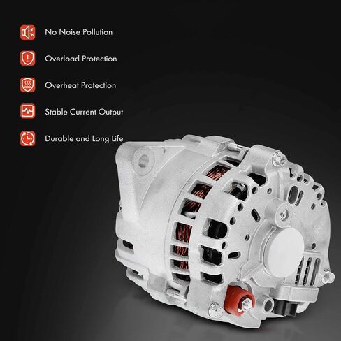 A-Premium Alternator Compatible with Ford Taurus & Mercury Sable 2000-2001 V6 3.0L, 12V 110A CW 6-Groove Pulley, Replace# YF1U10300DA, YF1Z10346DA in Saudi Arabia
