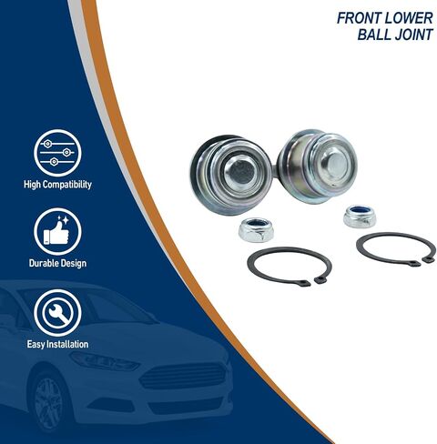 2PCS Front Lower Ball Joint compatible with Dodge Avenger 2008-2014, Journey 2009-2020, Chrysler 200 2011-2014, Sebring 2007-2010 -OE# K500120 in Saudi Arabia