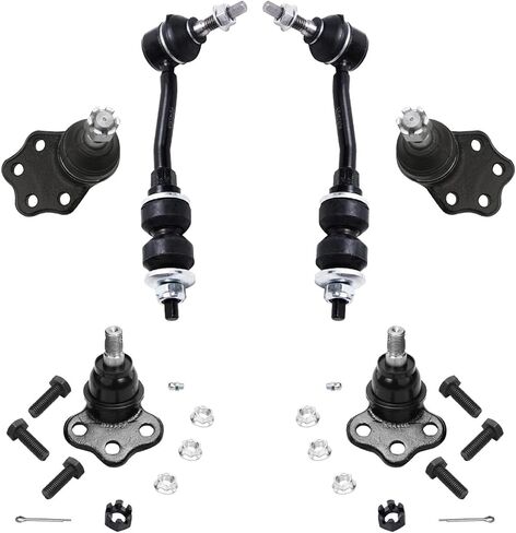 Detroit Axle - 2WD Front Sway Bars Ball Joints for 2000-2004 Dodge Dakota, 2000-2003 Durango, 4 Upper & Lower Ball Joints, 2 Sway Bar End Links, 2001 2002 Replacement in Saudi Arabia