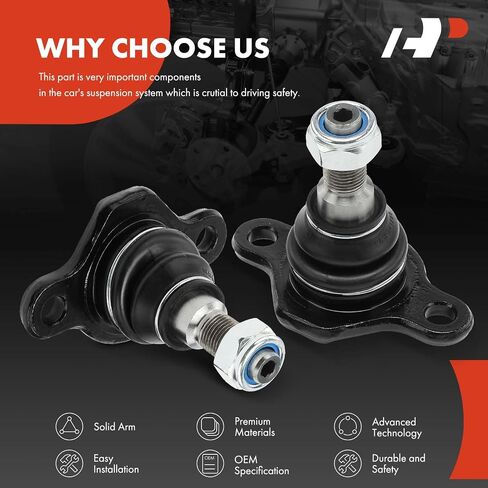 A-Premium 2 x Front Lower Ball Joint, Compatible with Volkswagen EuroVan 1993 1994 1995 1996 in Saudi Arabia