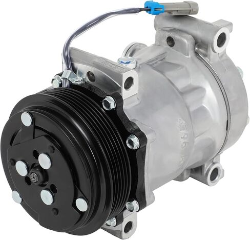 cciyu AC Compressor for Car 1996-1998 for Chevrolet Blazer 4.3L,1996-1999 for Chevrolet Tahoe 6.5L 5.7LAir Conditioning Compressor with Clutch 6 Grooves 1136519 in Saudi Arabia