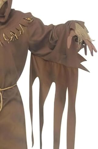 زي Fun World Ghost Face Scarecrow التنكري للكبار Scream Halloween Cosplay مرخص رسميًا in Saudi Arabia