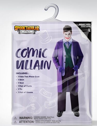 Spooktacular Creations Scary Clown Costume Men, Killer Clown Costume, Creepy Halloween Costumes for Men 2025 in Saudi Arabia