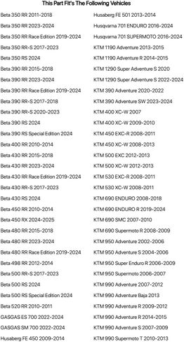 Pro X Valve Shim Kit 10.00mm OD 1.85-3.20mm for KTM 950 Adventure S 2004-2006 in Kuwait