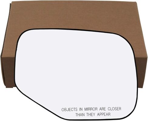 Passenger Side Mirror Glass Assembly With Plastic Backing Plate Heated Compatible with 2006-2008 Honda Ridgeline in Kuwait