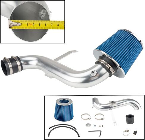 مجموعة مدخل الهواء البارد من فيلتوب لـ G35 2003-2006 3.5L، 350Z 2003-2006 3.5L، FX35 2003-2006 3.5L (أحمر) in Kuwait