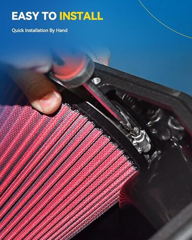 PHILTOP Cold Air Intake Kit for G35 2003-2006 3.5L, 350Z 2003-2006 3.5L, FX35 2003-2006 3.5L (Red) in Saudi Arabia