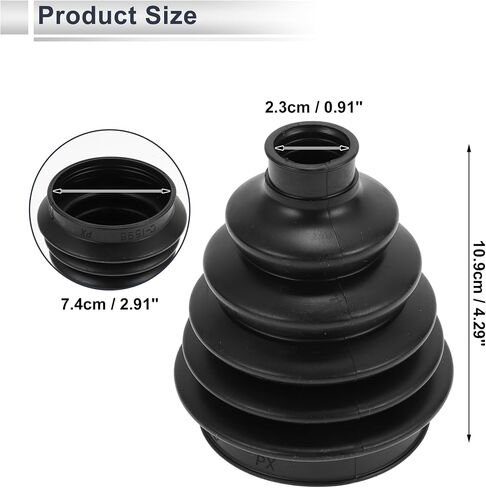 Outer CV Joint Boot Kit for Subaru Crosstrek 2013-2017 for Subaru Forester 2009-2013 Constant Velocity Joint Boot No.28323AG020 W/Clamps 1 Set in Saudi Arabia