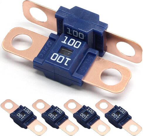 6 PCS AMI/Midi Fuse,125 Amp High Current, Bolt-on,Fuse for Cars Trucks Construction Vehicles Caravans Agricultural Machinery Passenger Cars Electrocar Golf Cart Motorhome in Saudi Arabia