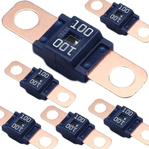 6 PCS AMI/Midi Fuse,125 Amp High Current, Bolt-on,Fuse for Cars Trucks Construction Vehicles Caravans Agricultural Machinery Passenger Cars Electrocar Golf Cart Motorhome in Saudi Arabia