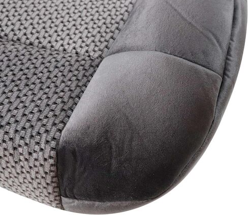 GXARTS 2PCS Driver Side Bottom & Top Lean Back Cloth Seat Cover Gray # MT or FT Compatible with Ford F150 XLT Super Crew 2001 2002 2003 in Saudi Arabia