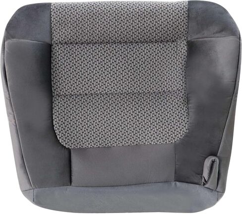 GXARTS 2PCS Driver Side Bottom & Top Lean Back Cloth Seat Cover Gray # MT or FT Compatible with Ford F150 XLT Super Crew 2001 2002 2003 in Saudi Arabia
