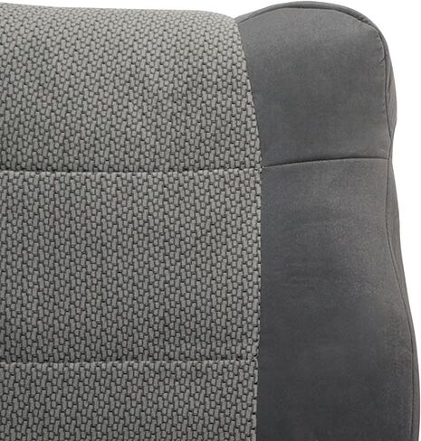 GXARTS 2PCS Driver Side Bottom & Top Lean Back Cloth Seat Cover Gray # MT or FT Compatible with Ford F150 XLT Super Crew 2001 2002 2003 in Saudi Arabia