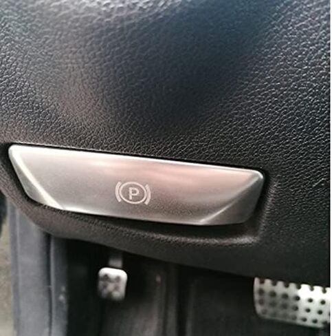 ملصقات تزيين لمفتاح تحرير فرامل القدم P من AngelguoguoCar لسيارة Mercedes Benz E Class W212 C Class W204 GLK X204 (ملصق زر P) in Kuwait