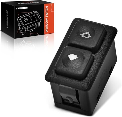 مفتاح نافذة الطاقة A-Premium 2 قطعة - متوافق مع 1982-1993 BMW 325، 318i، 325i، 325e، 524td، 528e، 535i، 635CSi، M3، M5، M6-5 دبابيس، الجانب الأمامي أو الخلفي، استبدال # 61311381205 in Saudi Arabia