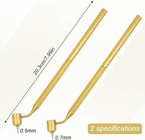 2pcs Fine Line Painting Pens, 0.5mm 0.7mm Detailing Paint Applicator Pens for Automotive Touch-Up Rock Chip & Car Scratch Repair Precise Fluid Writer Art Drawing Calligraphy in Saudi Arabia