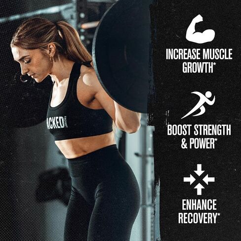 Jacked Factory Creatine Monohydrate Stick Packs 150g - 5g Daily Creatine Supplement for Men and Women, Vegan-Friendly, Third-Party Tested - 30 Servings, Unflavored in Saudi Arabia
