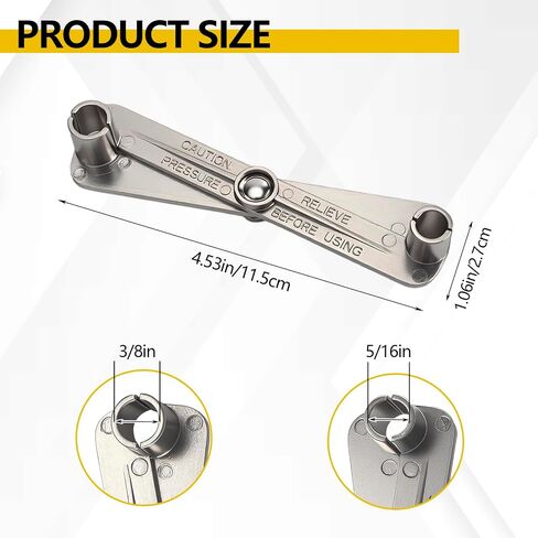 vvag 2 in 1 Fuel Line Disconnect Tool Set for 3/8" and 5/16",Quick Release Scissor Wrench for Fuel Filter Removal,Professional A/C & Heater Line Service Tool Compatible with GM, Ford, Mazda Vehicles in Saudi Arabia