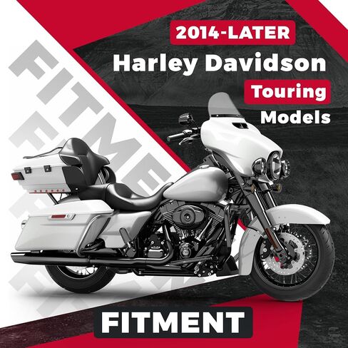 KUAFU Saddlebag Bracket Guard Bars Compatible with 2014-2024 Harley Davidson Touring Electra Glide Road Glide Street Glide FLH Hard Saddle Bags Support Brackets Mount Kit in Saudi Arabia
