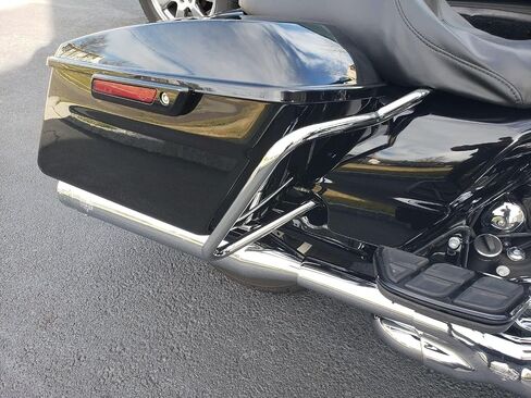 KUAFU Saddlebag Bracket Guard Bars Compatible with 2014-2024 Harley Davidson Touring Electra Glide Road Glide Street Glide FLH Hard Saddle Bags Support Brackets Mount Kit in Saudi Arabia