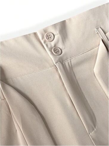 OYOANGLE Men's Elastic Waisted Wide Leg Long Pants Tie Front Belted Loose Casual Trousers with Pockets in Saudi Arabia