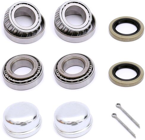 Set of 4 Trailer Bearings Repair Kits L-44643/10 for 1 Inch Straight Spindles in Saudi Arabia