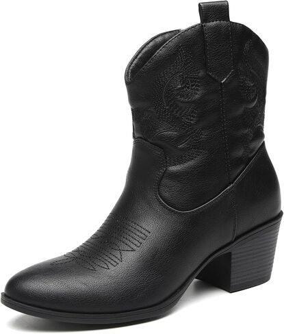 أحذية TYNDALL النسائية للكاحل ملابس غربية أنيقة أحذية رعاة البقر للنساء in Kuwait