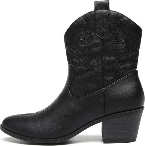 أحذية TYNDALL النسائية للكاحل ملابس غربية أنيقة أحذية رعاة البقر للنساء in Kuwait