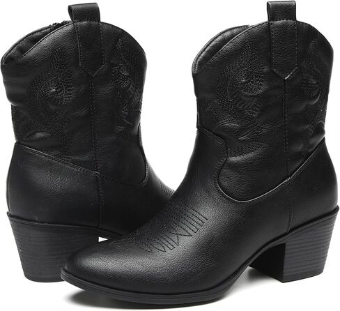 أحذية TYNDALL النسائية للكاحل ملابس غربية أنيقة أحذية رعاة البقر للنساء in Kuwait