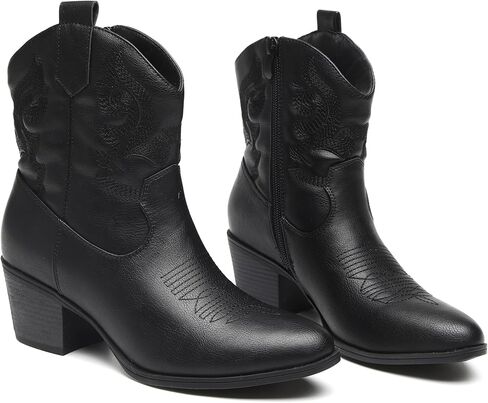 أحذية TYNDALL النسائية للكاحل ملابس غربية أنيقة أحذية رعاة البقر للنساء in Kuwait