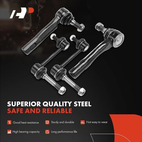 A-Premium 6Pcs Front Suspension Kit, Sway Bar Link Lower Ball Joint Outer Tie Rod End, Compatible with Lexus IS300 2001-2005 in Saudi Arabia