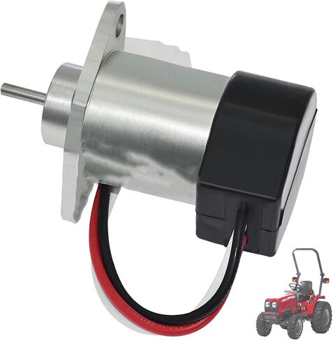 12V Solenoid SK-1043-58, 6281-910-011-00 Compatible with Iseki E3CD E3CE E3CF E3CG TG5330E4, Massey Ferguson 1500 Series 1520 1532 1533, Replaces SA-5190-12, Solenoid for Engine Start and Operation in Saudi Arabia