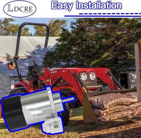 12V Solenoid SK-1043-58, 6281-910-011-00 Compatible with Iseki E3CD E3CE E3CF E3CG TG5330E4, Massey Ferguson 1500 Series 1520 1532 1533, Replaces SA-5190-12, Solenoid for Engine Start and Operation in Saudi Arabia