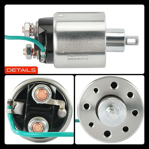 A-Premium Starter Solenoid Compatible with Nissan, Infiniti - Sentra 1991-1994/1996-2001, 200SX 1996-1998, D21 1989-1994, NX 1991-1993, Pickup 1995-1996, Van 1987-1988, G20 2000-2002 - 12V in Saudi Arabia