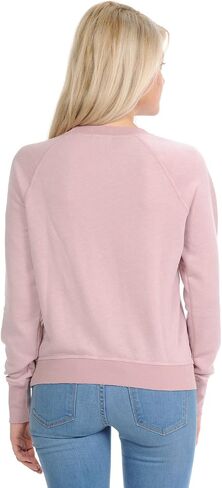 YURO-K Women's Premium Long Sleeve Crew Neck Vintage Raglan Sweatshirt Pullover X-Small - X-Large in Saudi Arabia