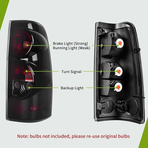 مجموعة المصابيح الأمامية والمصابيح الخلفية DWVO متوافقة مع 03-06 Chevy Silverado 1500 2500/03-06 Silverado 1500 HD 2500 HD 3500/07 Chevy Silverado Classic in Saudi Arabia