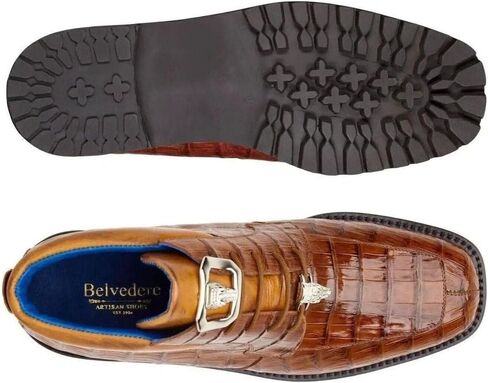 Belvedere Gallardo Genuine Caiman Crocofile and Italian Leather Boots in Saudi Arabia