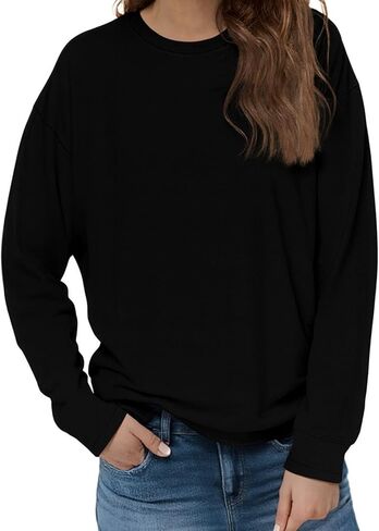 Women's Hoodie Sweatshirt Long Sleeve Crew Neck Comfortable Autumn and Winter Fashion in Saudi Arabia