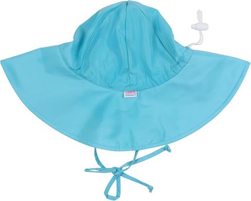 RuffleButts Sun Protective Hat - Periwinkle Blue - 0-6m in Saudi Arabia