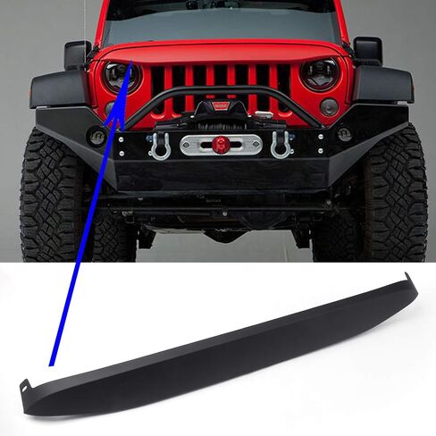 Areyourshop Front Grille Nighthawk Light Brow Look for Jeep Wrangler JK 2007-2017 in Saudi Arabia