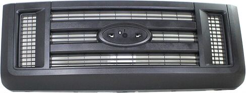 Garage-Pro Grille Assembly Compatible With 2008-2014 Ford E-150, Fits 2008-2014 Ford E-250 Painted Black Shell and Insert Plastic Grille in Saudi Arabia
